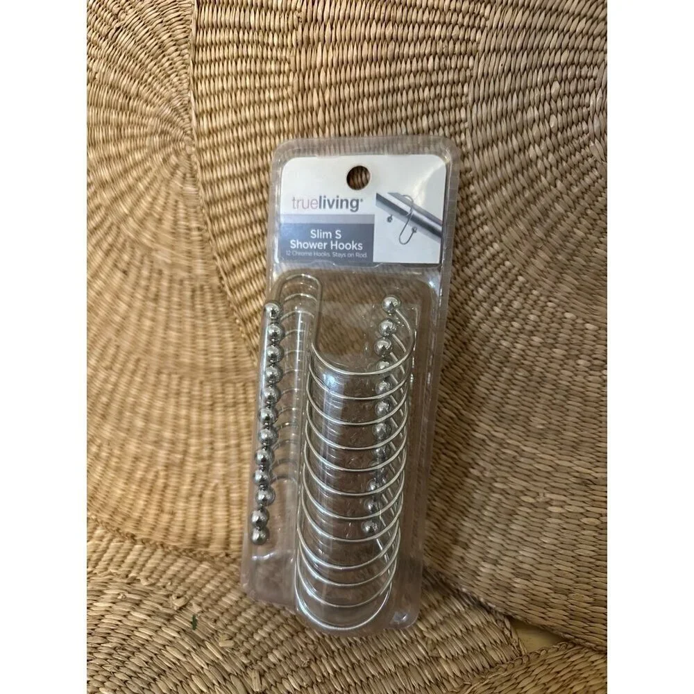 True living Slim S shower Hooks new